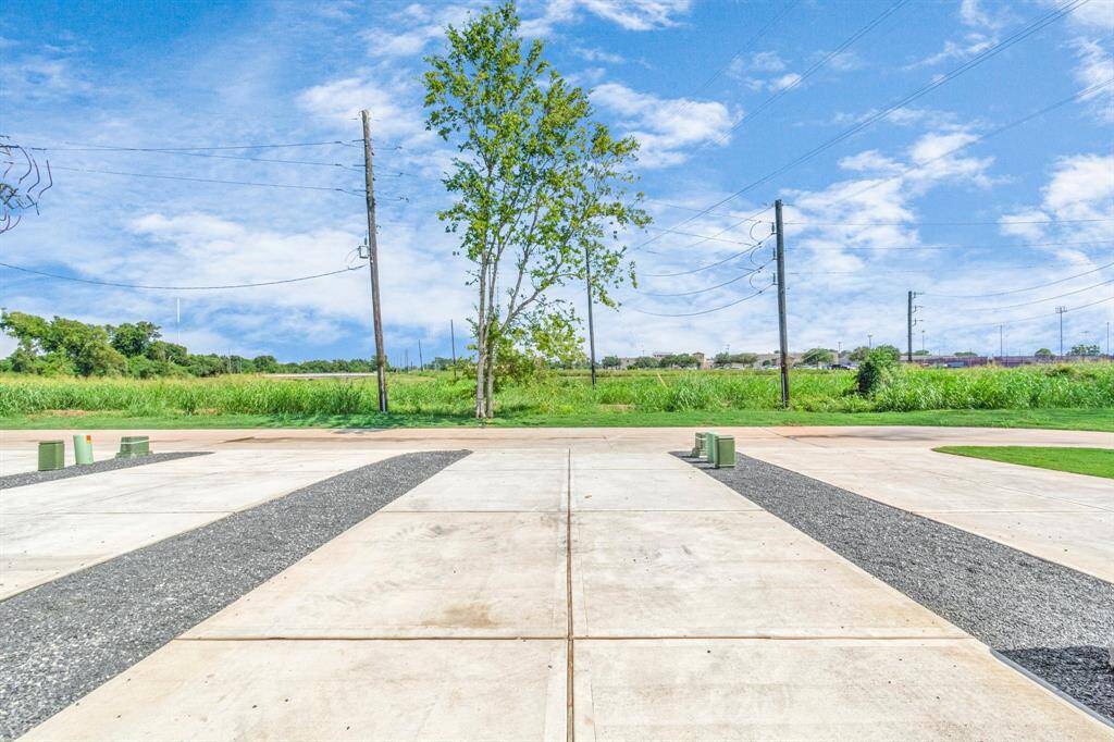 Ample space in the driveway for additional parking.