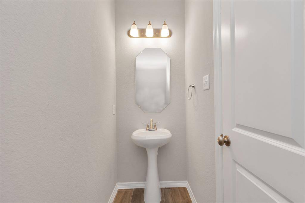 Powder room on the main floor.