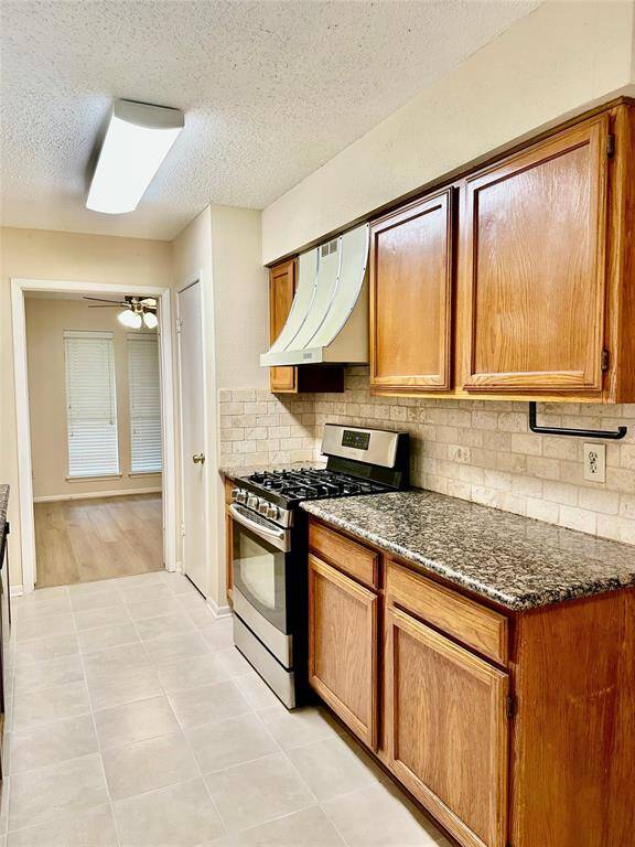 New tile floor on kitchen