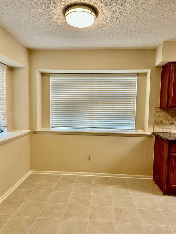 New tile floor on breakfast area