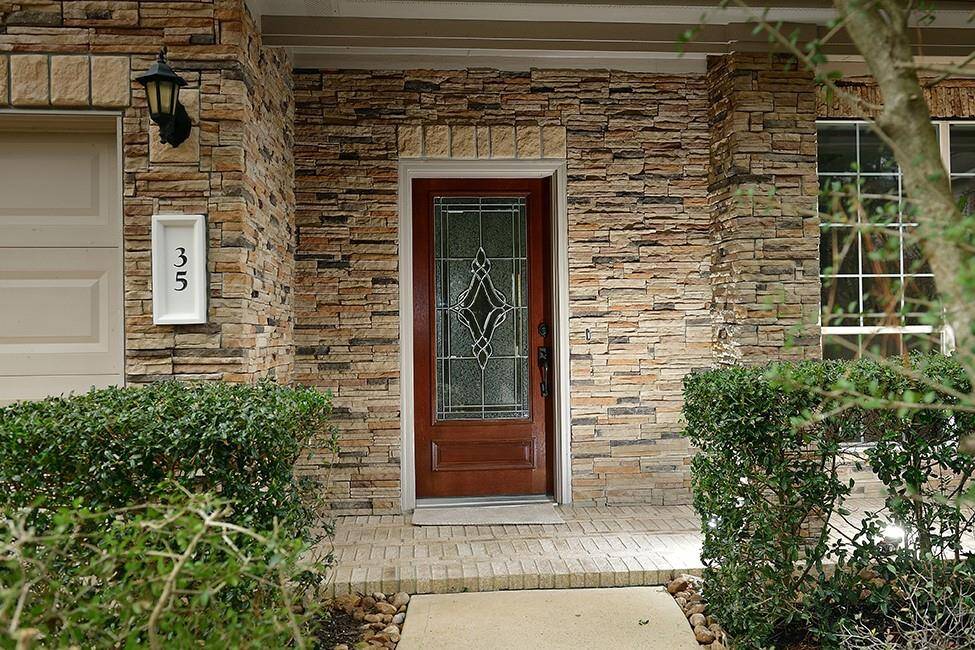 Welcoming front porch