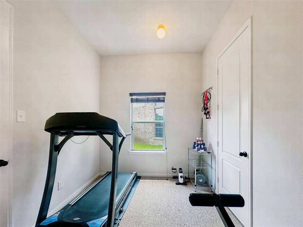 1st floor exercise room  connected to master bath (or flex space)
