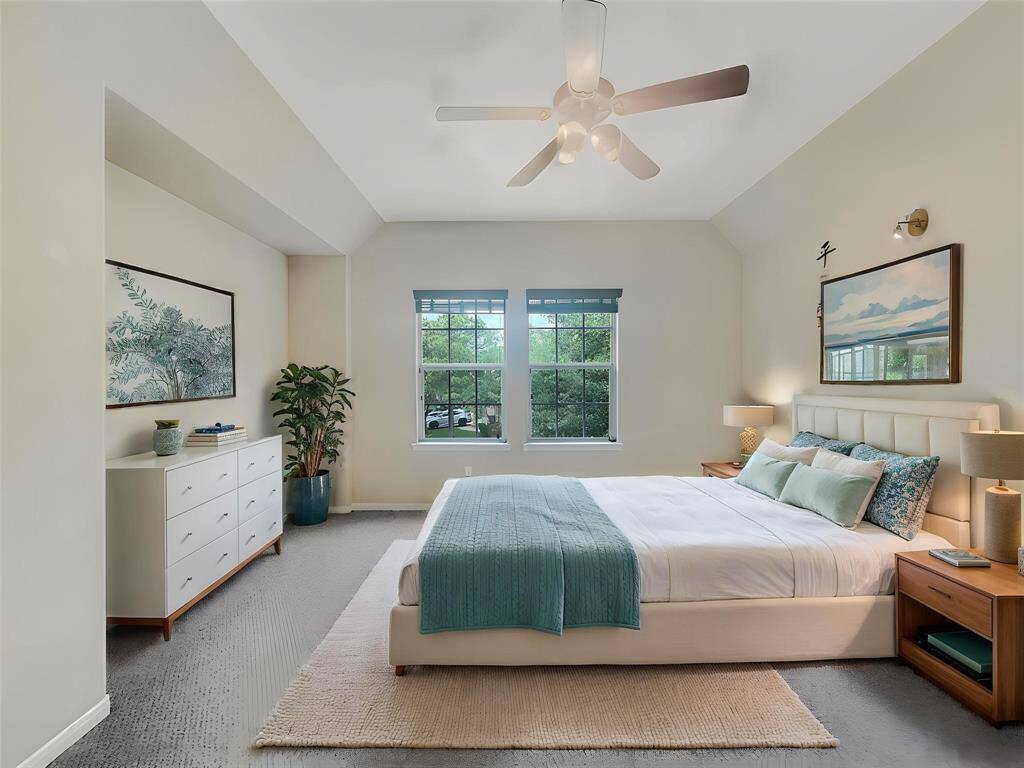 Bedroom #3 with double windows and walk in closet!(virtually staged)