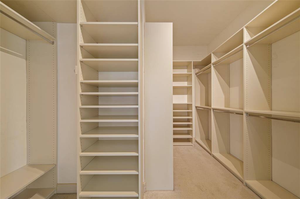 Primary closet