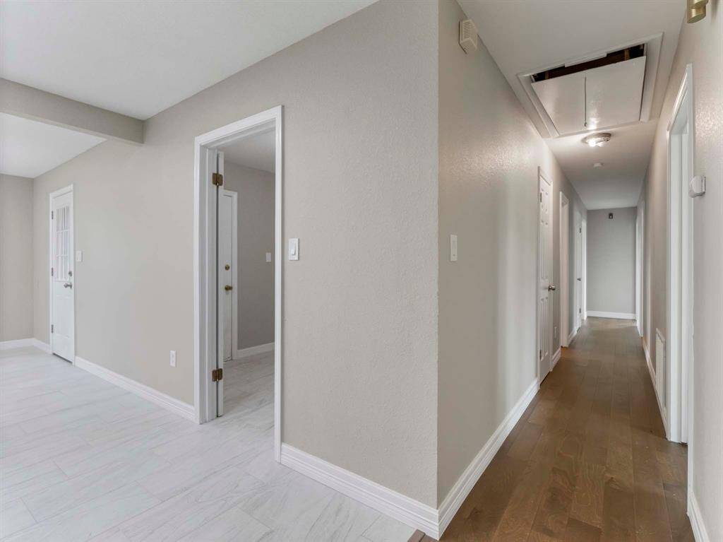 Hallway to bedroom wing