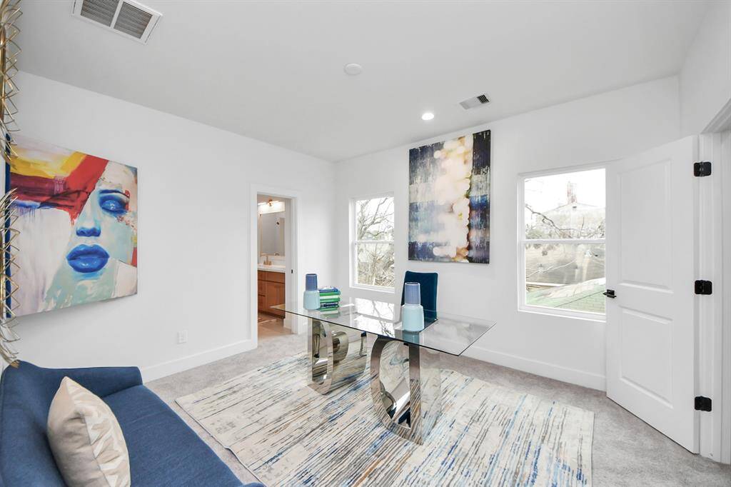 Second bedroom can be used as a home office or guest room