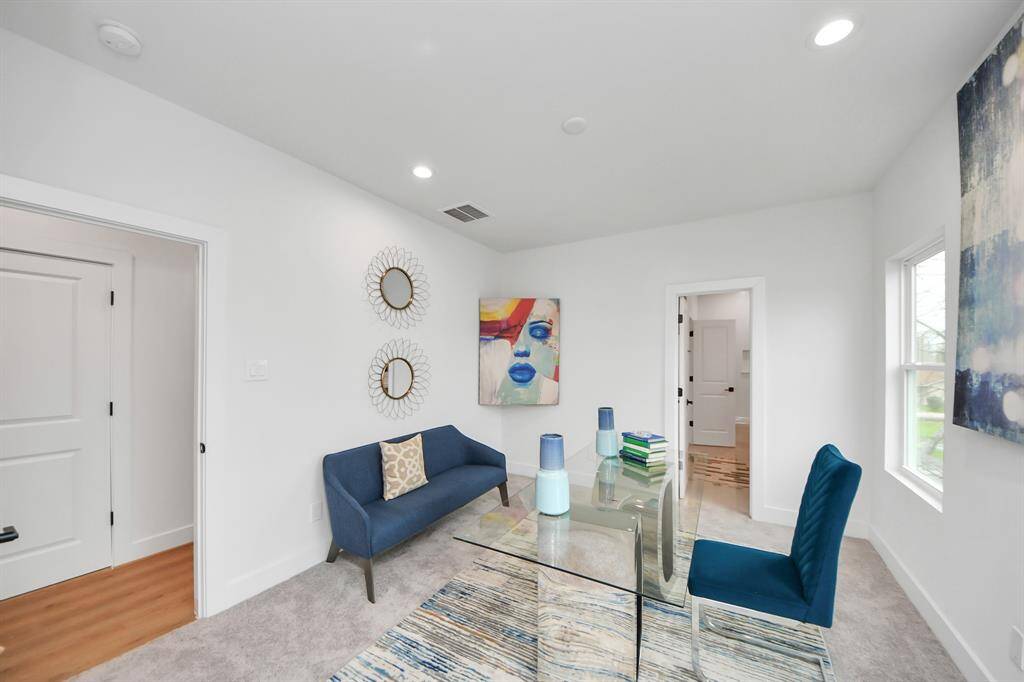 Second bedroom can be used as a home office or guest room