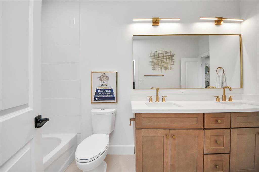 Jack and Jill bathroom
