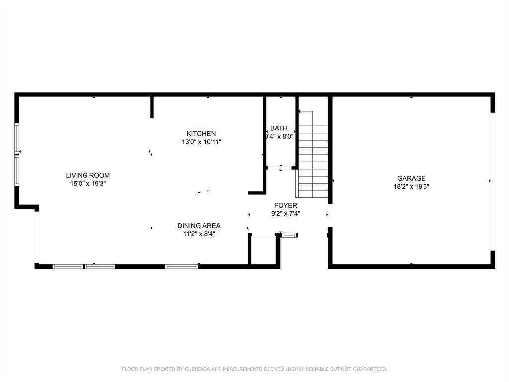 First floor digital floor plan
