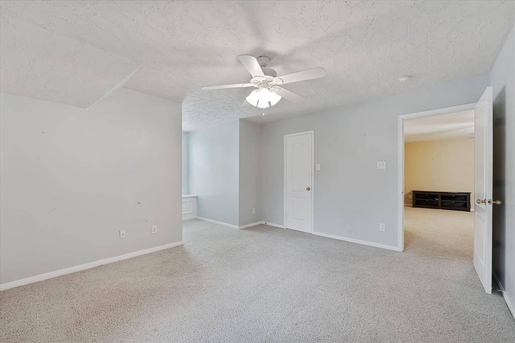 This bedroom also has a large closet