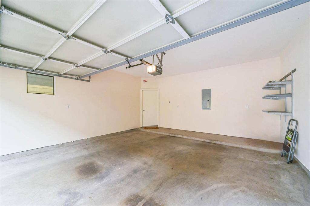 Spacious two car attached garage