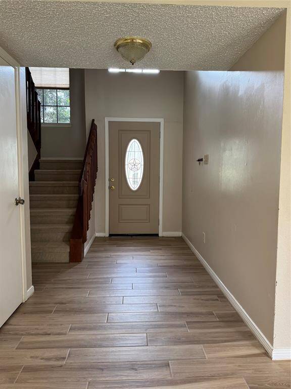 Front Entrance with half bath downstairs