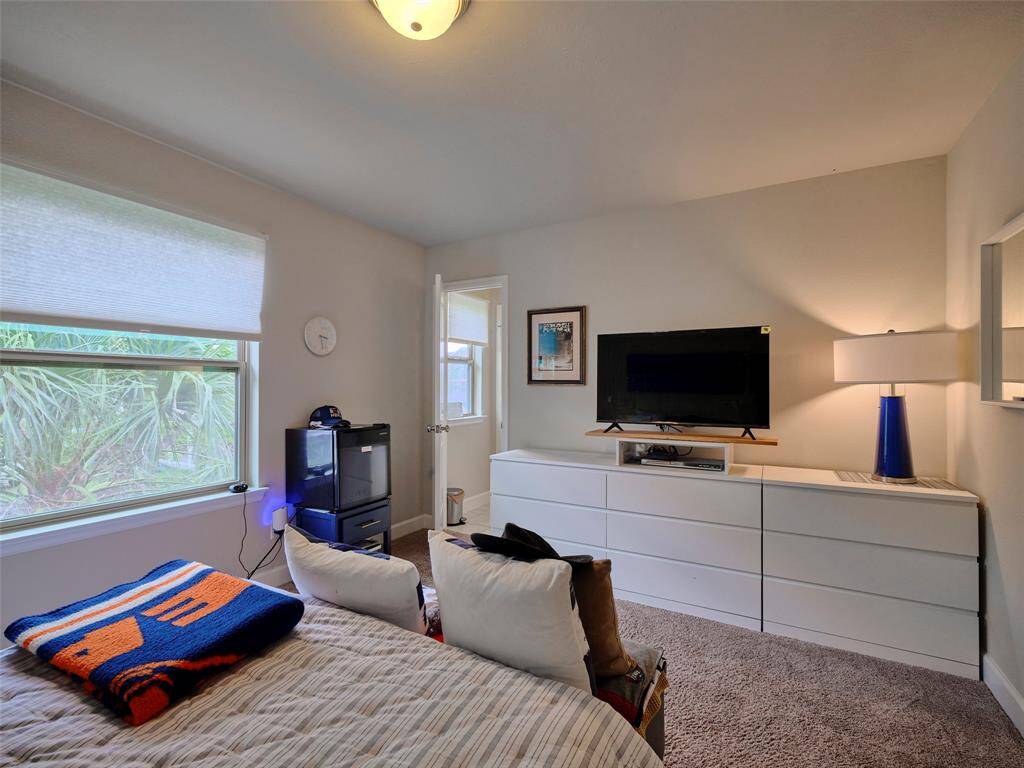 Bedroom #1 has access to a shared bathroom.