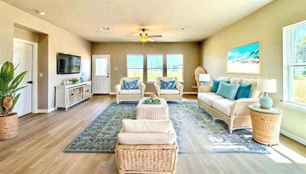 Virtually Staged Pic of Living Area