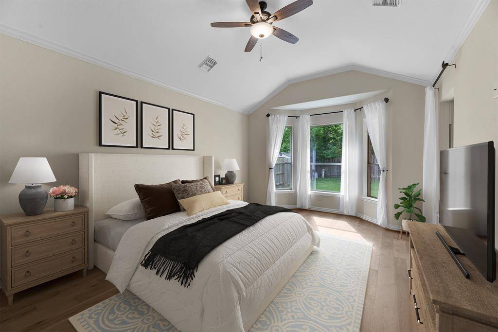 Primary bedroom *virtually staged