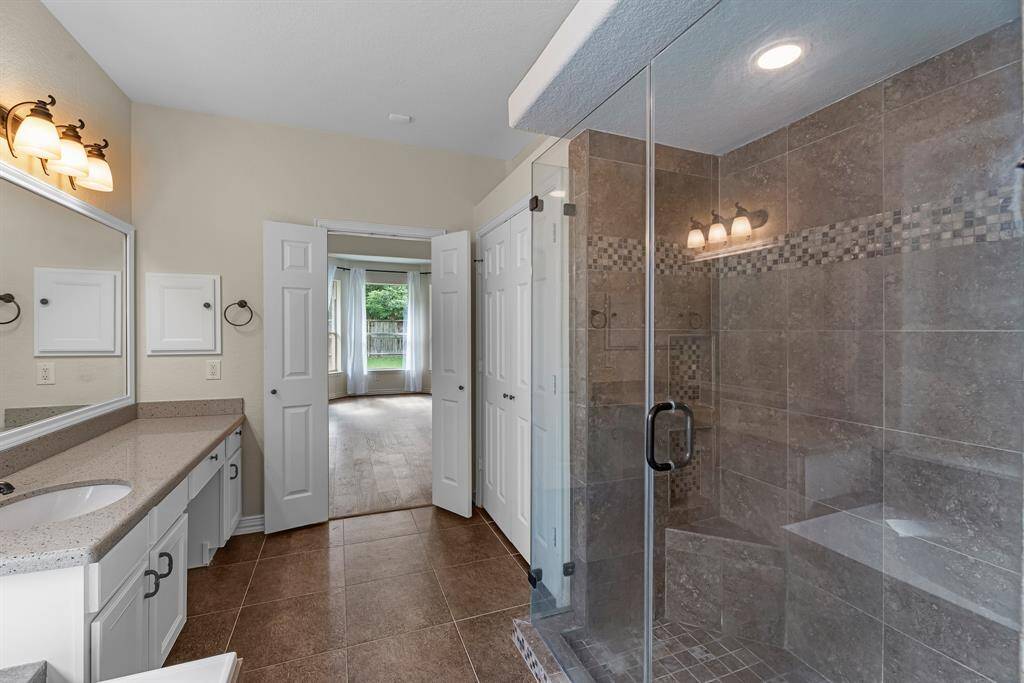 Primary bathroom suite