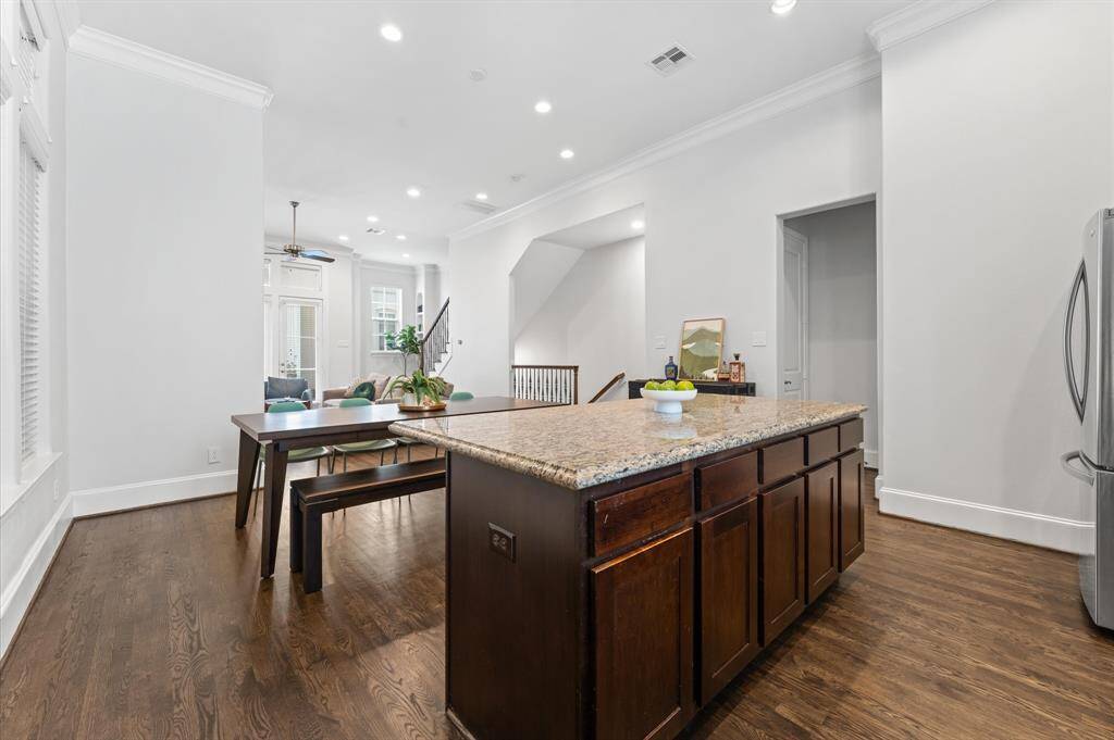 Expansive kitchen with a large island—perfect for entertaining.