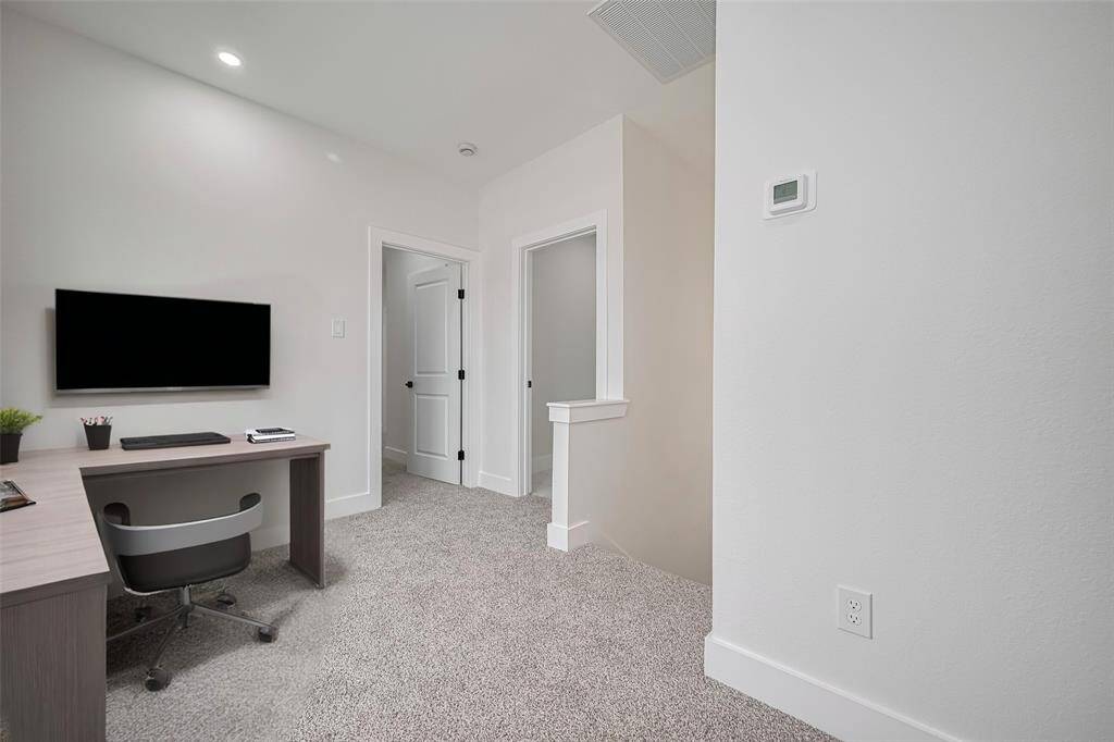 Virtually staged Second Floor Landing
