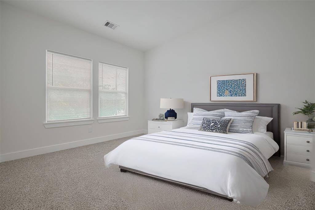 Virtually Staged Bedroom - 2nd Floor