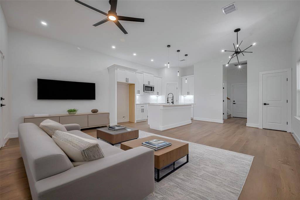 Virtually Staged Living Room