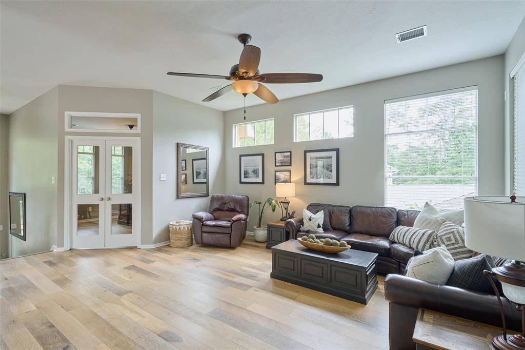This incredible multipurpose space sits off the upstairs family room. It is currently being used as a grandchild's play room but has also been a sunroom sitting area, workout room, and flex space for children's birthday parties. It is fully air conditioned and heated.