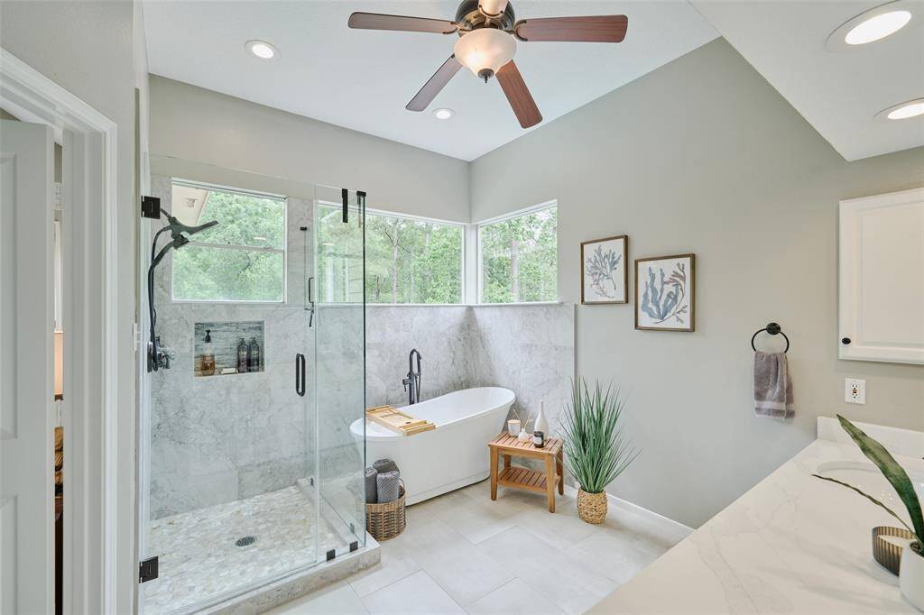 Enjoy a soak in the tub after a long day.