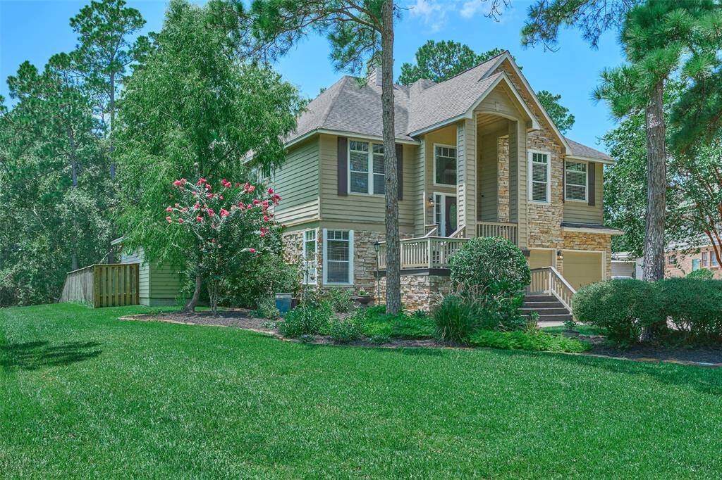 New sod has been added in the front side yard.