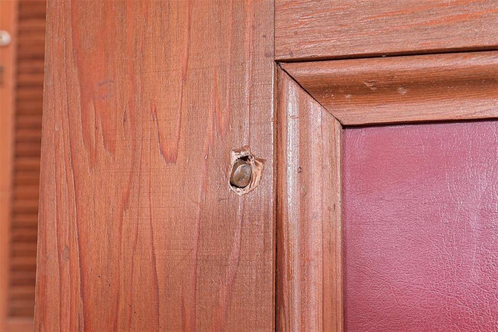 A Close Up of the Bullet, Still Lodged in the Wood on the Bar, from So Long Ago! There is Certainly a Story Here!