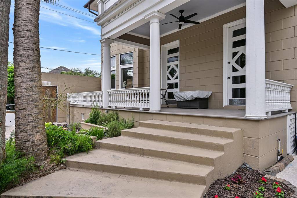 Another View of the Back Porch Area, Accessible from the Dining Room or Directly from the Circular Drive, Through the Garden Gate!