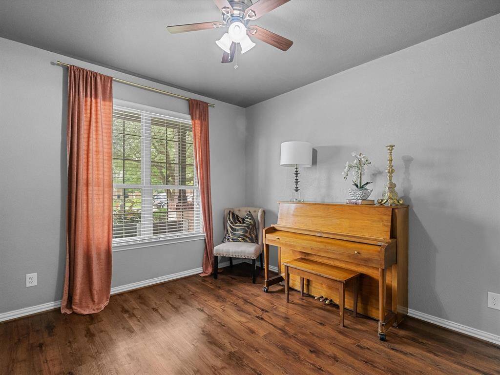 Large Primary Closet that opens to the laundry room