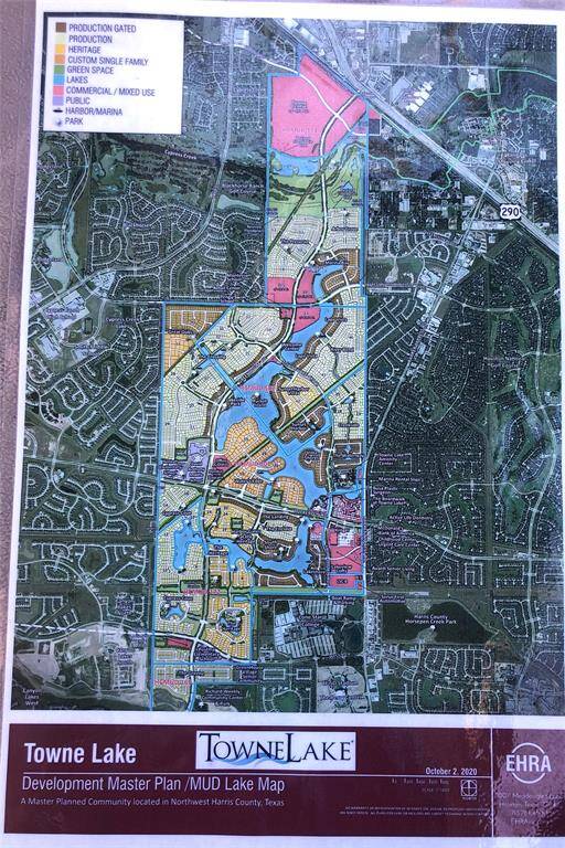Map of Towne Lake.