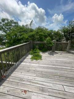 Upstairs deck