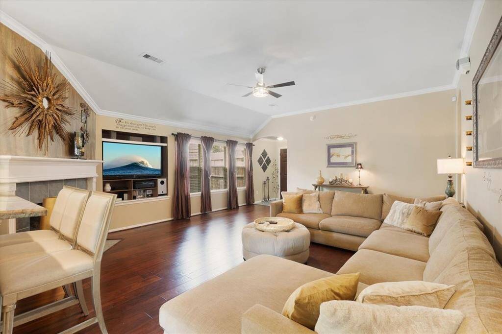 Open concept living area