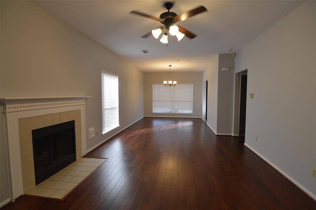 Family Room looking into Dining Room