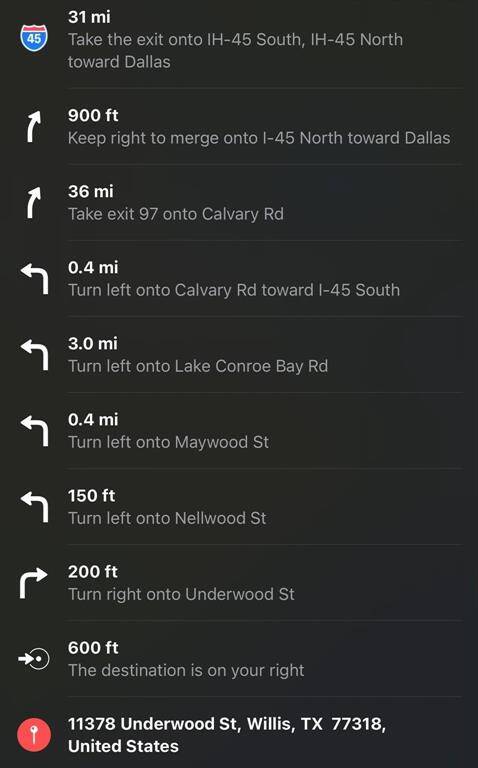 Directions (Apple Maps)