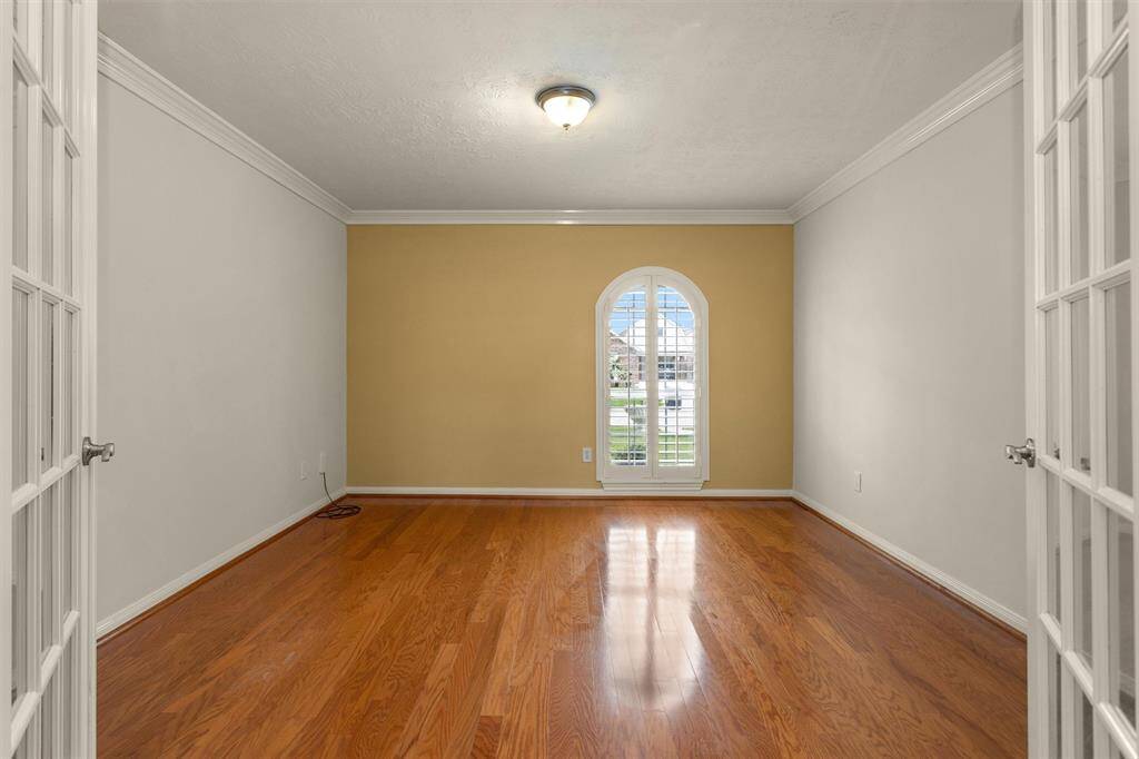 A spacious, dedicated Home Office provides convenience and privacy for work or hobbies!