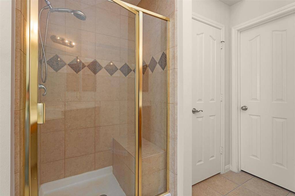 The Full Primary Bathroom also features a Walk-in Shower!
