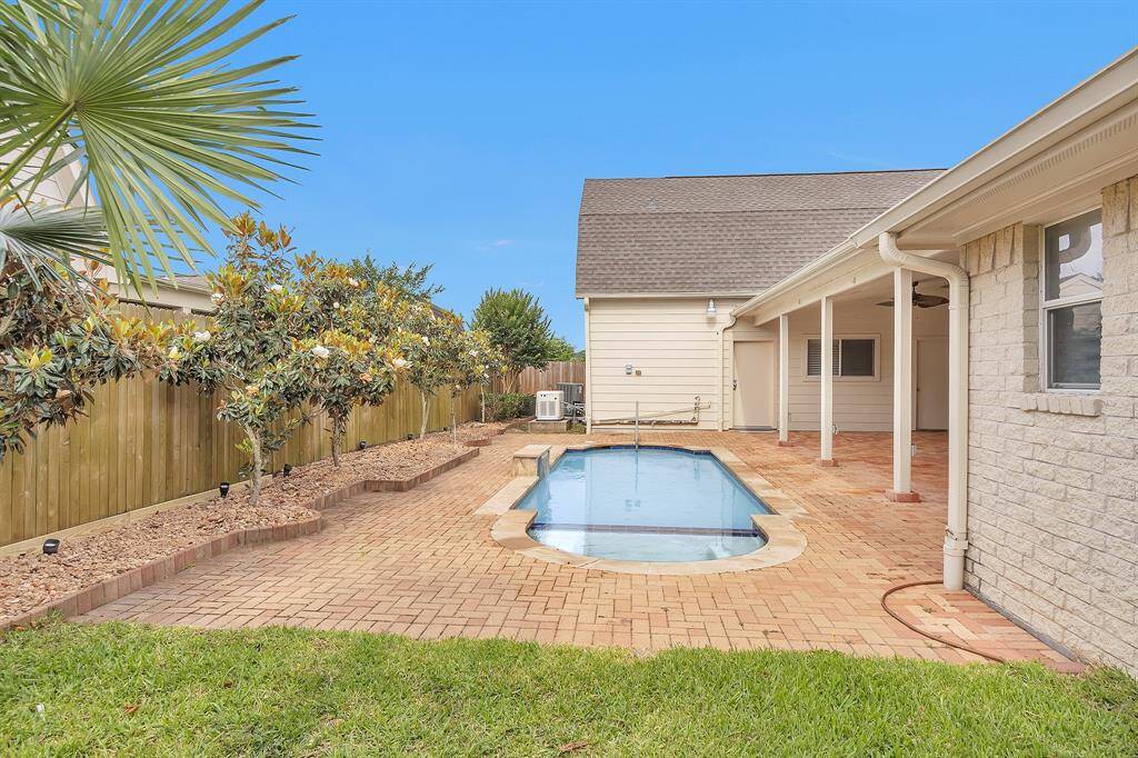 The Backyard also features Lush Landscaping w/ Irrigation!