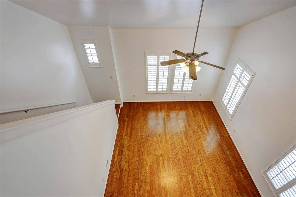 Living room from upstairs