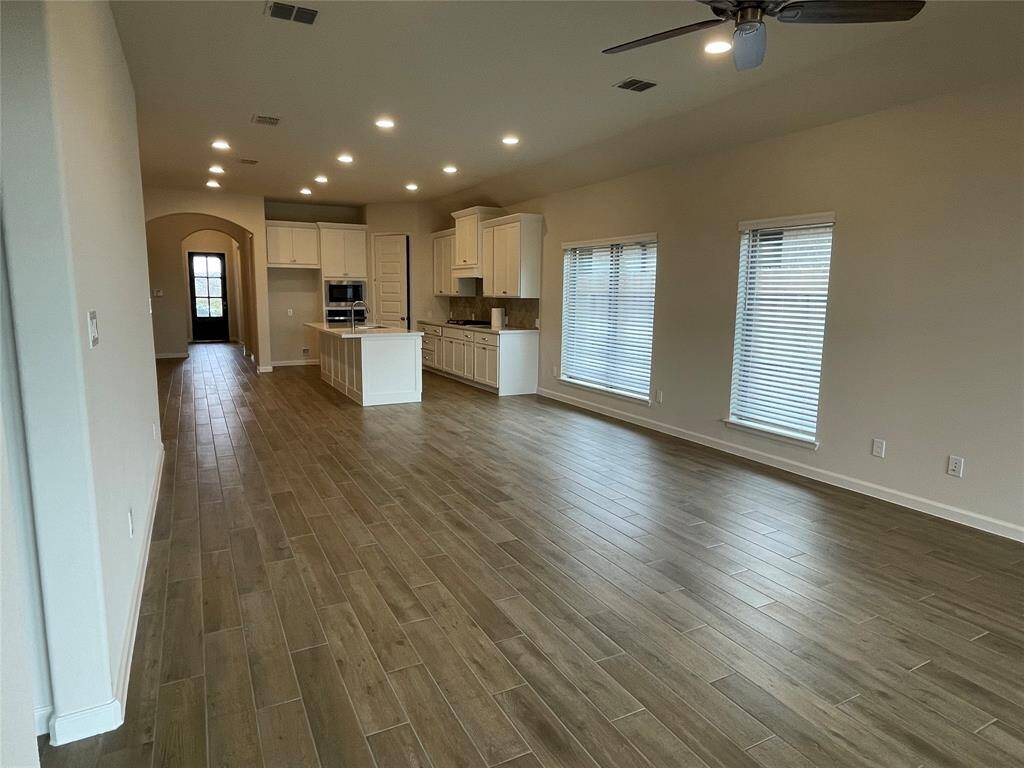 One more look of the living space and plenty of windows for natural light.