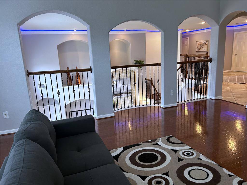 Princess balcony and great views of the family room below