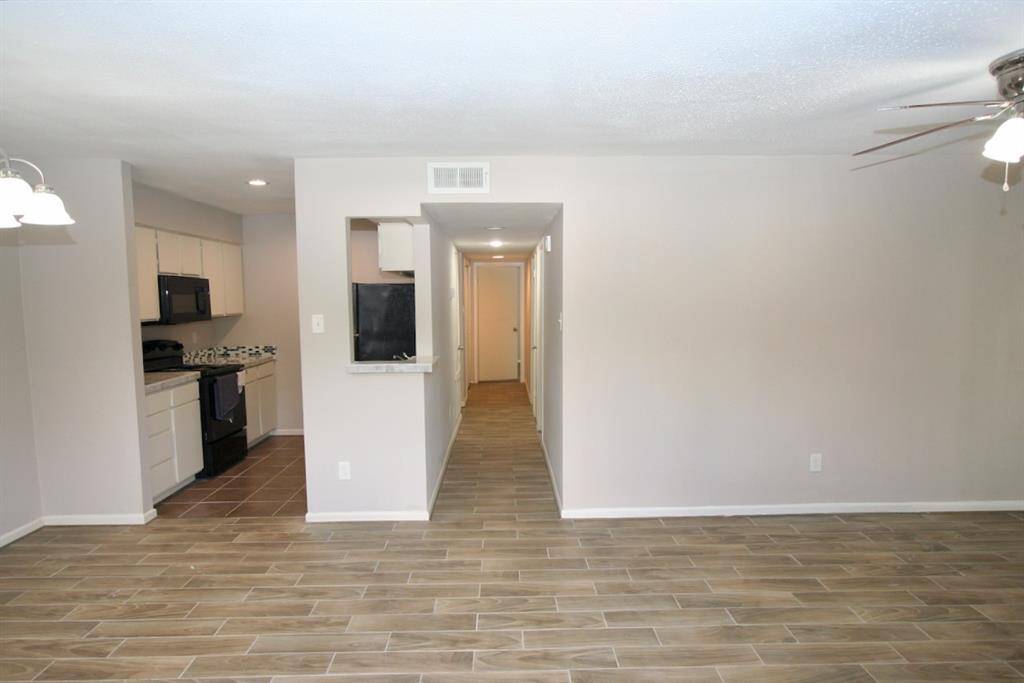 Entry way into a beautiful townhome.