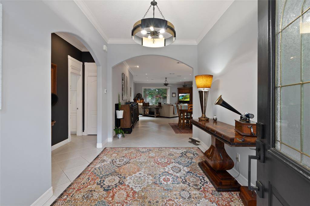 Classic Formal Entry is wide and welcoming