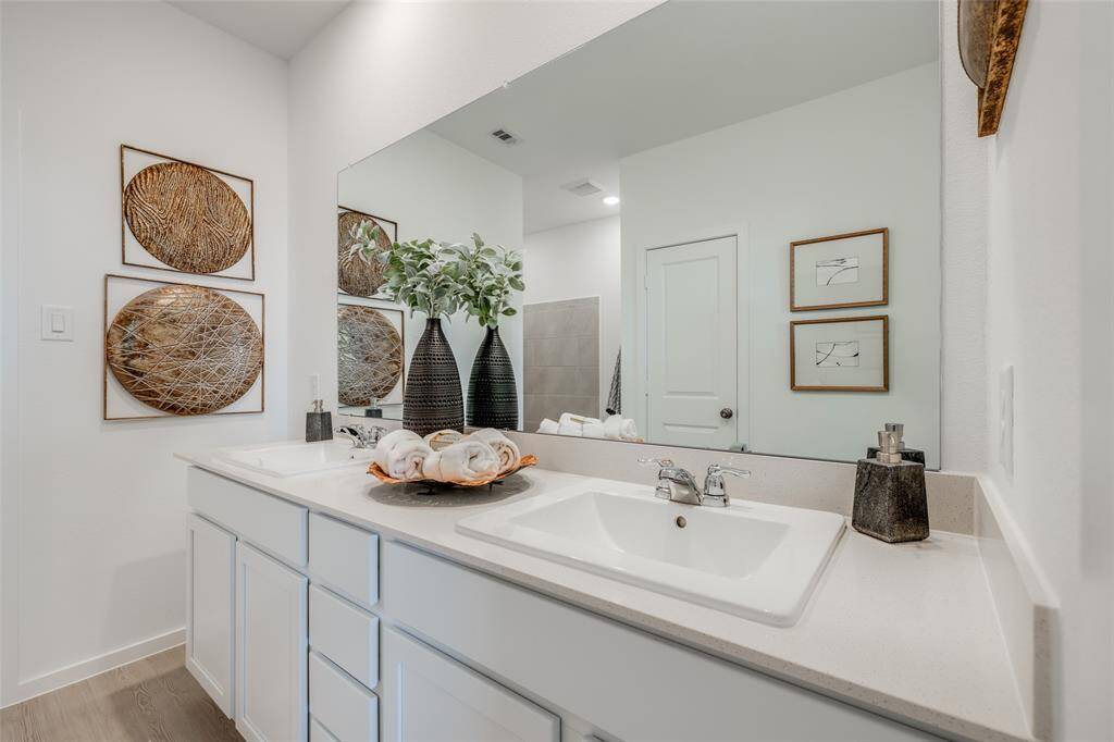 Pics are not of actual home.  They are a representative of a home of the same floor plan