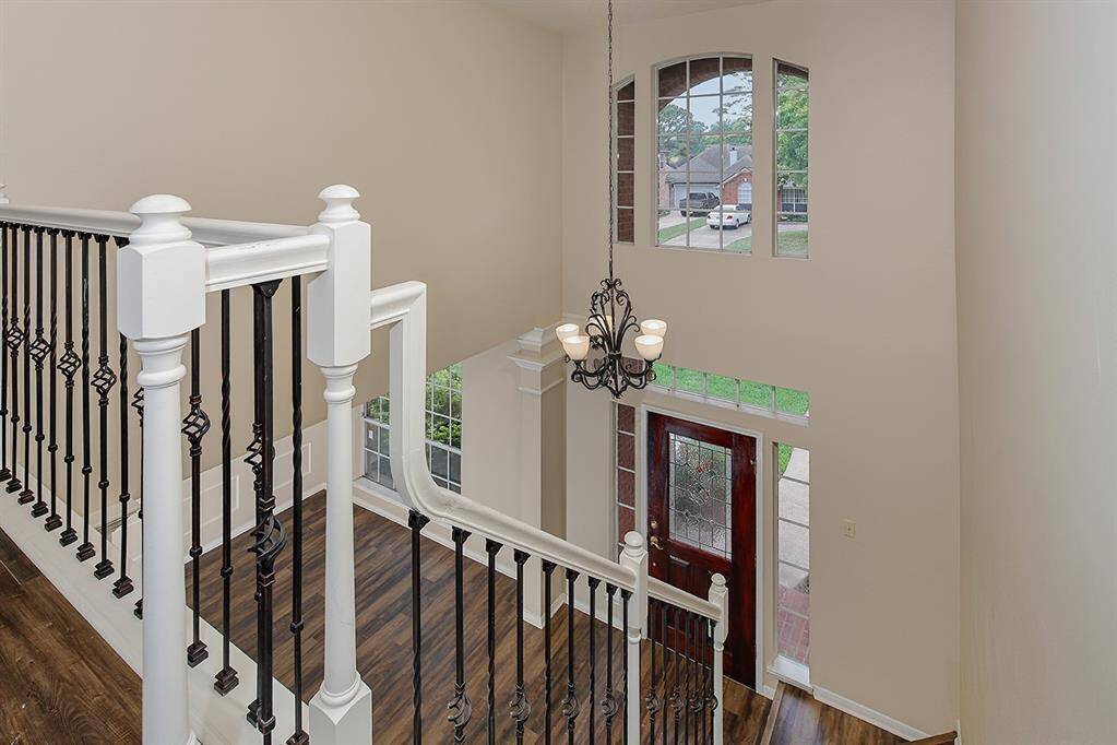 Updated Staircase w/ wrot-iron