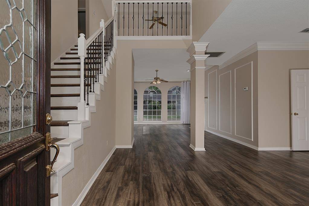 Entry with Wood Flooring