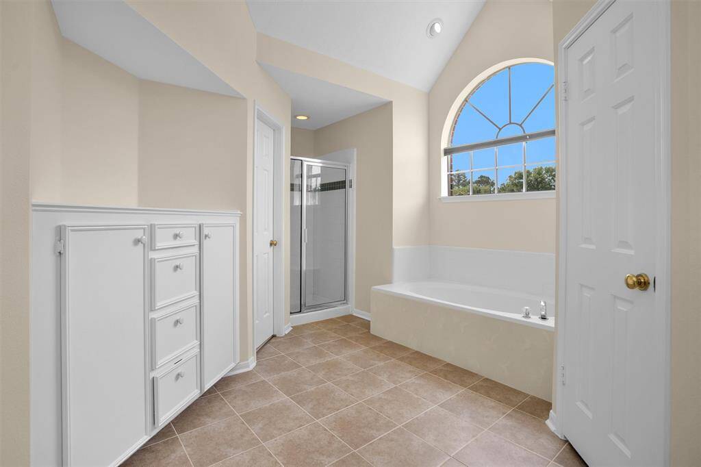 Additional built-ins in primary bathroom