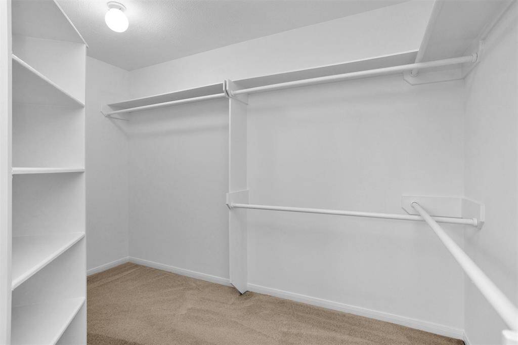 Built-ins in the primary closet