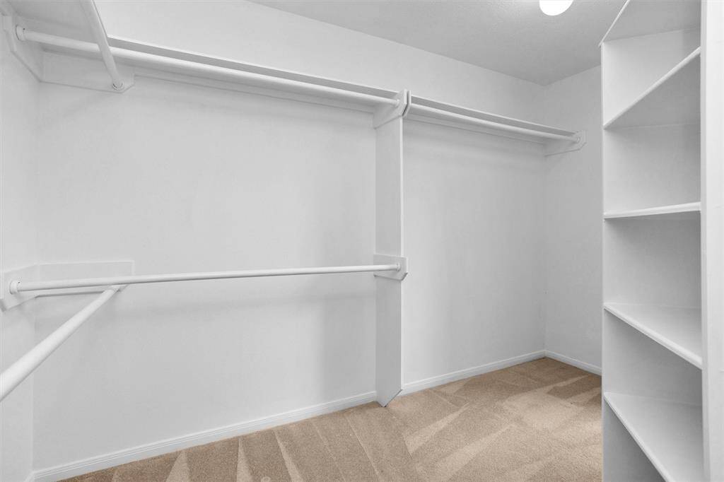Primary closet is off the primary bathroom
