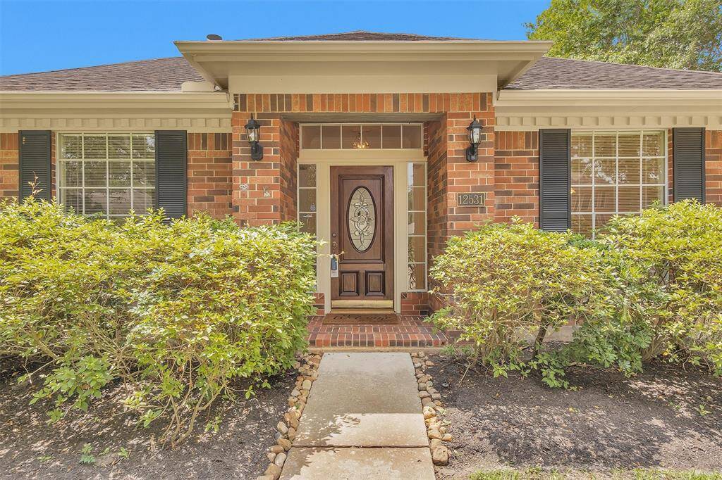 Covered front porch entry